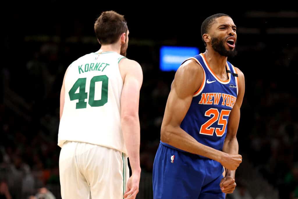New York Knicks v Boston Celtics - Game One