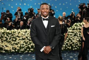 NEW YORK, NEW YORK - MAY 05: Saquon Barkley attends the 2025 Met Gala Celebrating "Superfine: Tailoring Black Style" at Metropolitan Museum of Art on May 05, 2025 in New York City.
